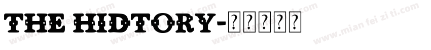 the hidtory字体转换